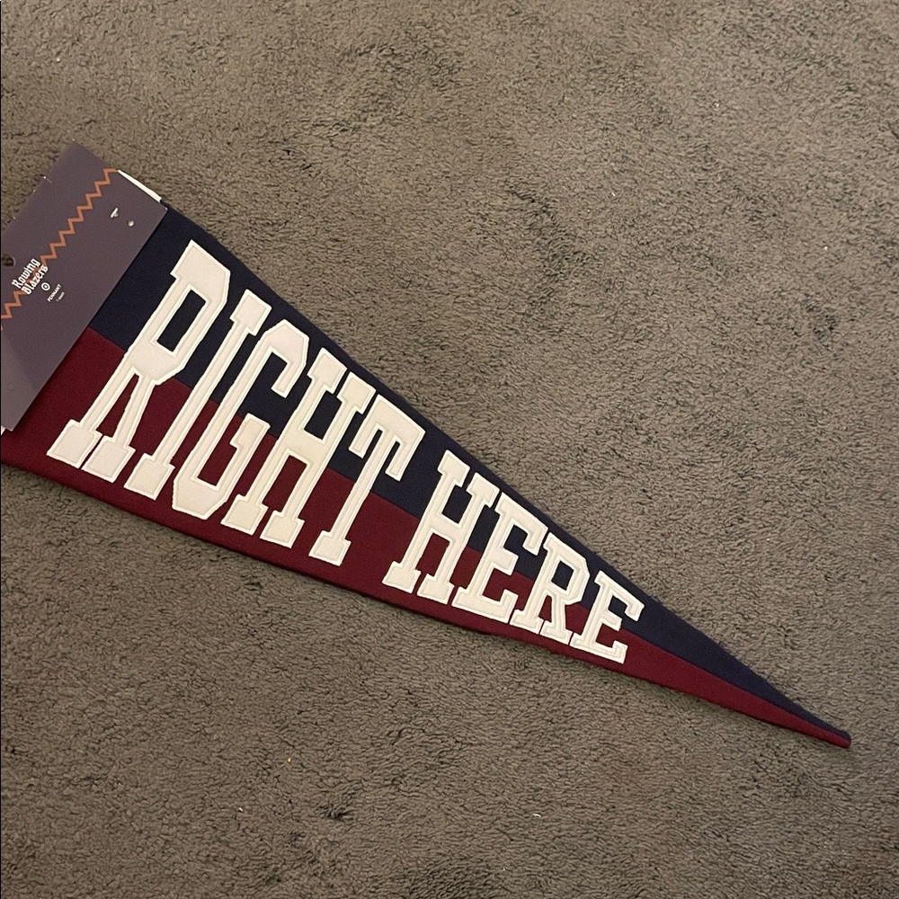 Rowing Blazers Red and Blue Pennant